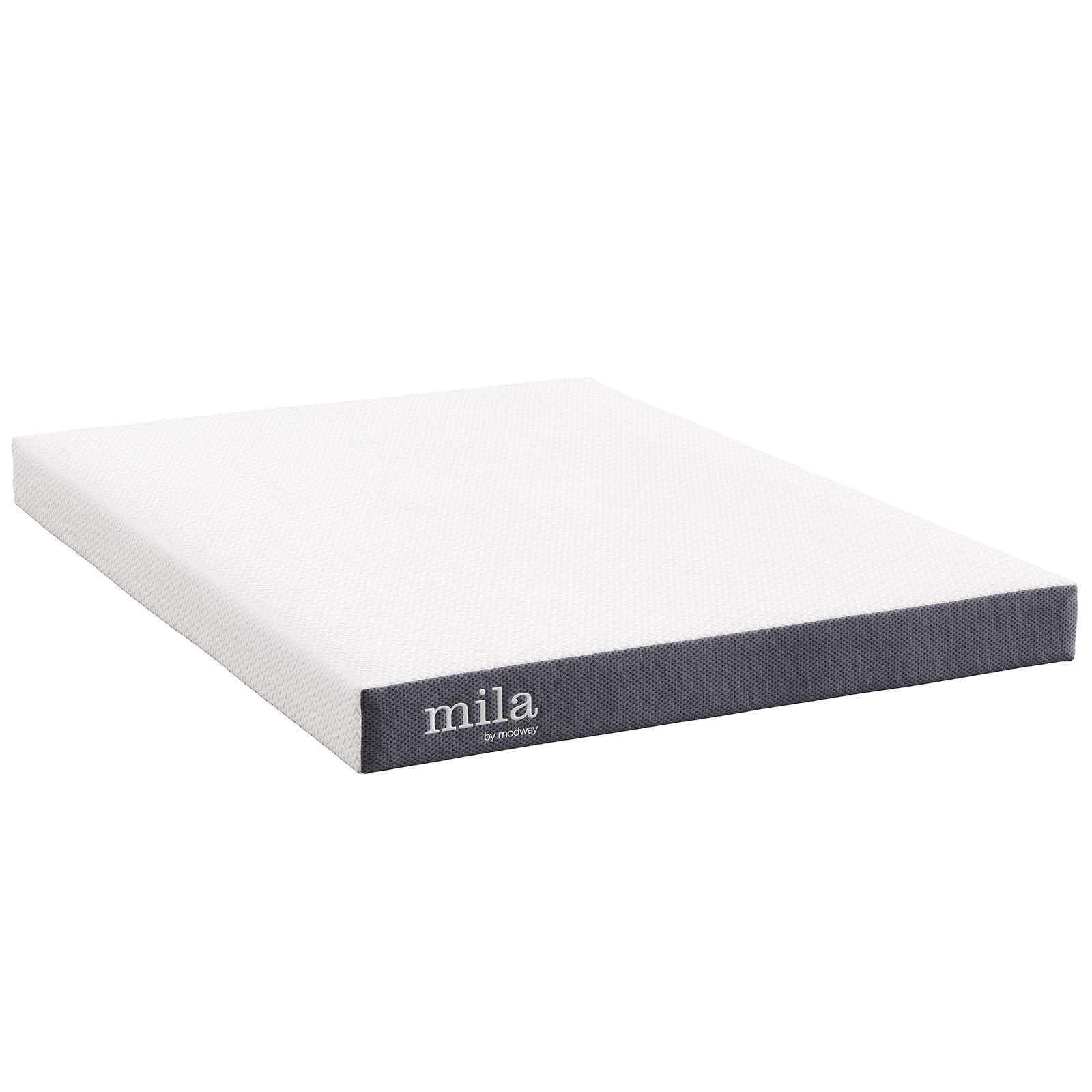 Modway Mila Firm 6&quot; Fiberglass Free Memory Foam Full Mattress
