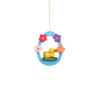 11-0603 - Christian Ulbricht Ornament - Duck In Egg - 2.1''H X 1.9''W X .8''D