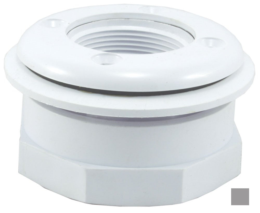 Custom 25522-001-000 1.5' Fip Vinyl I/O Wall Return Fitting - Gray