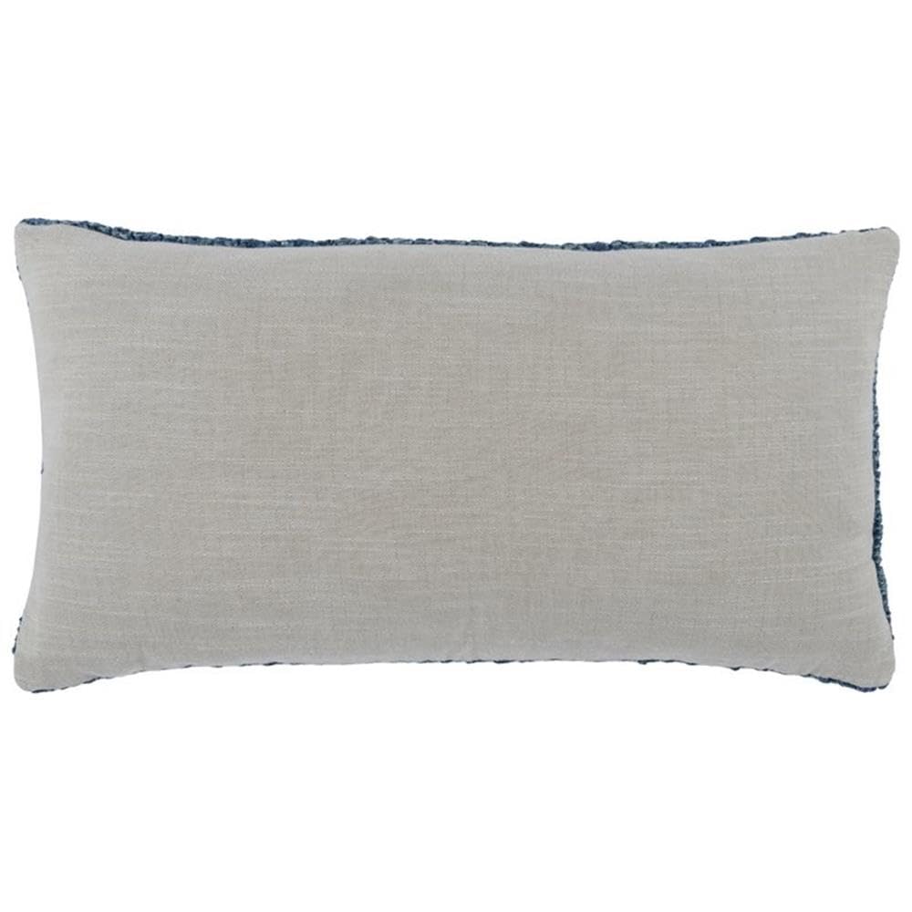 Kosas Home Nakeya 14X26 Belgian Flax Linen Fabric Throw Pillow In Rina Blue