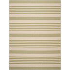 Safavieh Courtyard Collection 8' X 11' Beige/Sweet Pea Cy6062 Stripe Indoor/ Outdoor Waterproof Easy-Cleaning Patio Backyard Mud