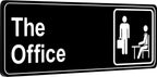 The Office Sign, 9    3 Inch Main Official Self Adhesive Office Sign For Door Or Wall, Easy Installation, Premium Acrylic Design