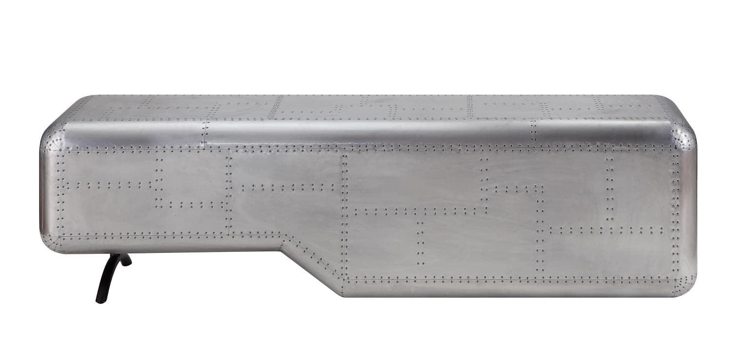 Acme Brancaster TV Stand in Aluminum