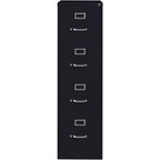 Lorell 4-Drawer Vertical File, 15 by 22 by 52, Black