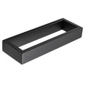 Sayayo Matte Black Towel Bar for Bathroom, 8 Inch Hand Towel Ring Wall Mount Towel Holder Square SUS304 Stainless Steel
