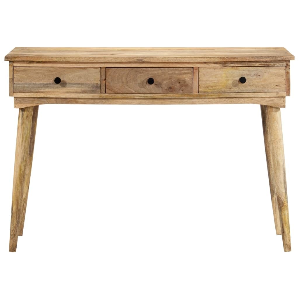 vidaXL Console Table with Drawers Living Room Hallway Furniture Solid Wood Mango