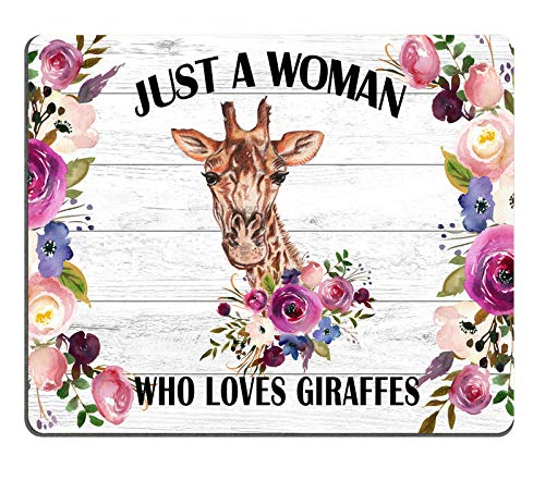 Smooffly Giraffe Mouse Pad, Desk Accessories, Mouse Pads For Women, Funny Quote Mouse Pad, Giraffe Lover Present, Office Decor F