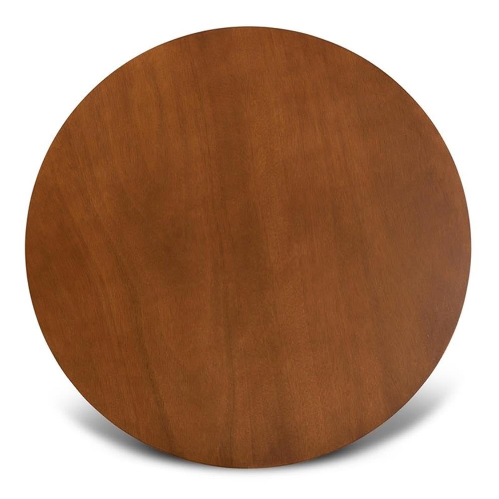 Baxton Studio Noelia Modern and Contemporary Transitional Walnut Brown Finished Wood 5-Piece Dining Set