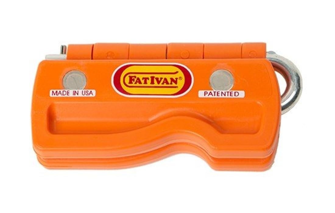 The Original Fat Ivan Fold Up Doorstop Wedge With Magnet (Orange)