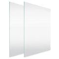 MIFFLIN-USA Picture Frame Glass Replacement Sheets (8x10 inch, Crystal Clear, 2 Pack) Heat-Strengthened 8 by 10 High-Definition 