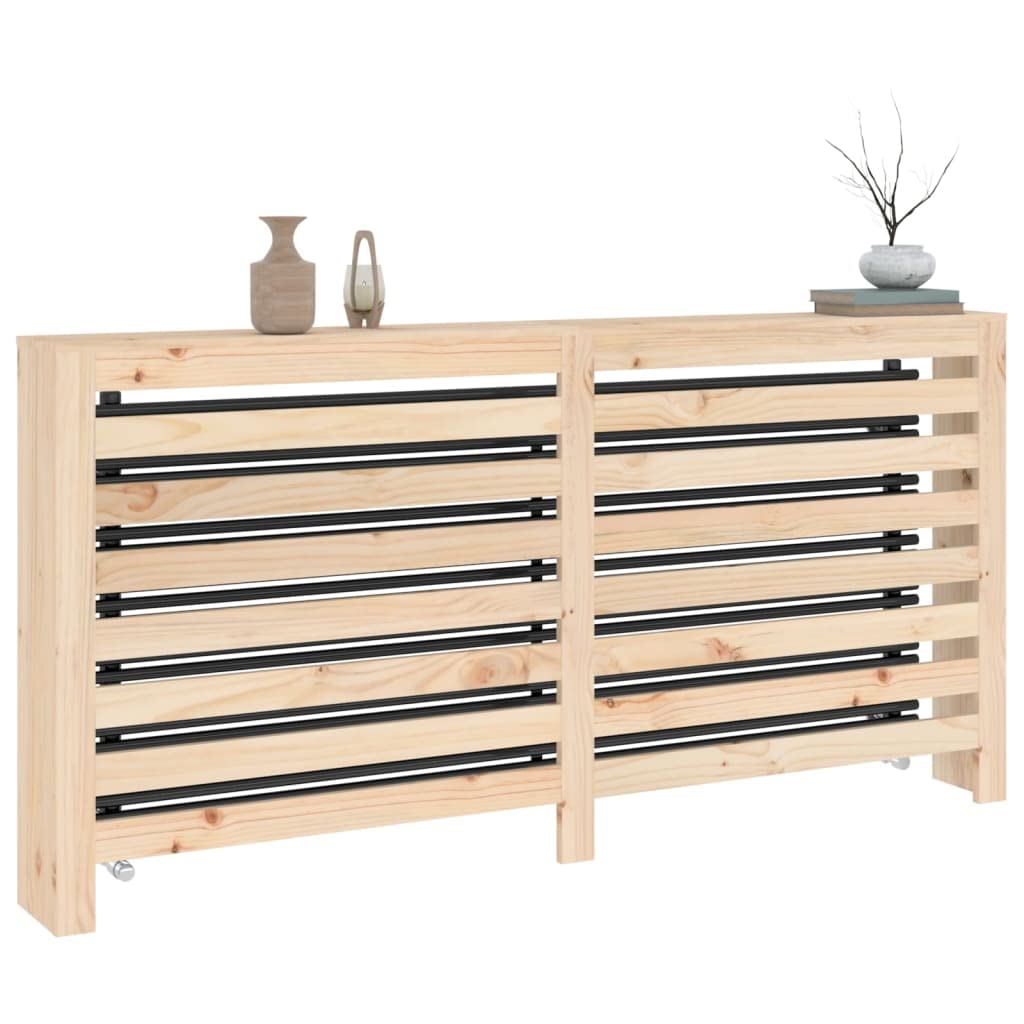Vidaxl Brown Natural Radiator Cover