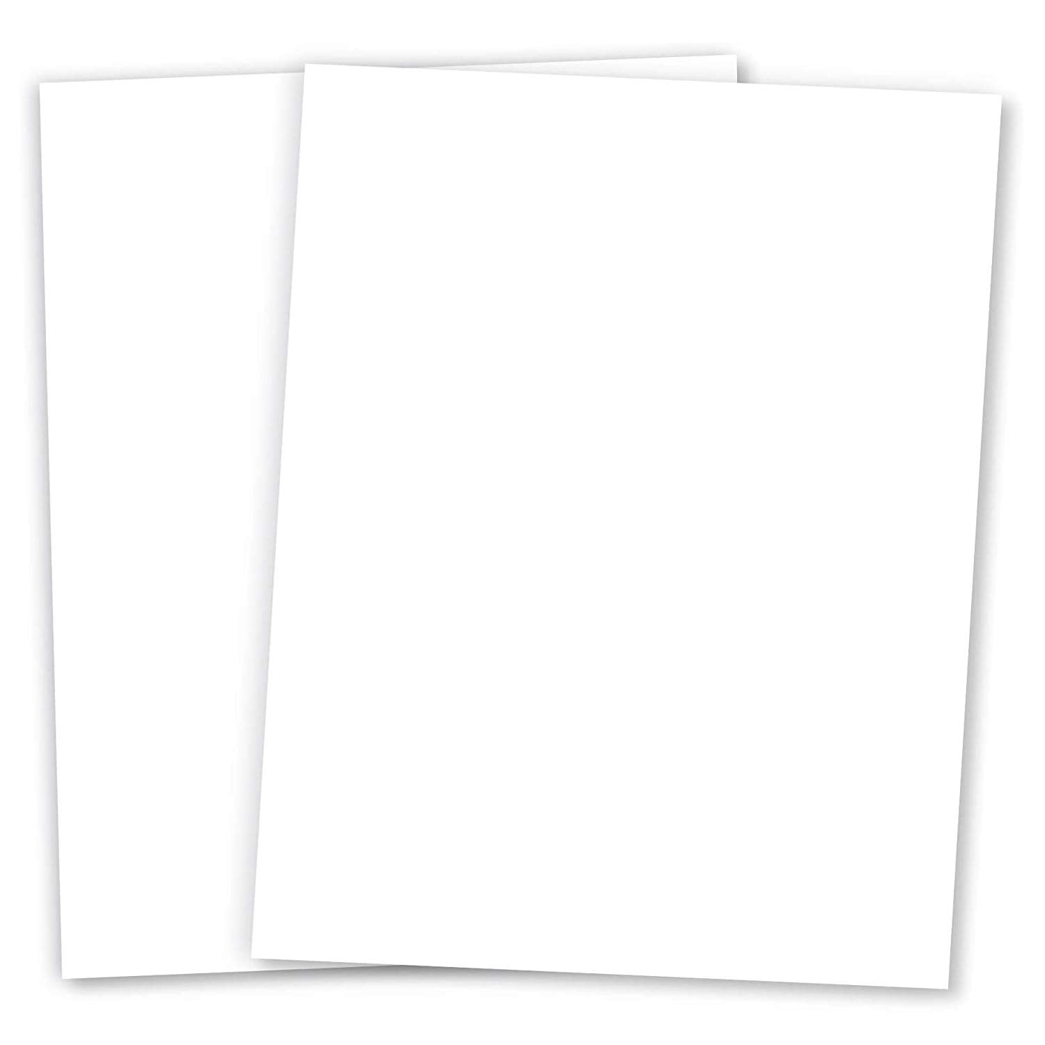 White Heavyweight - Extra Thick Card Stock Paper | Great For School And Holiday Craft Projects, Business Cards, Stationary Print