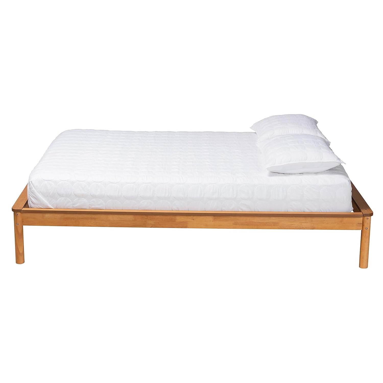 Baxton Studio Efren Bed Frame, Full, Honey Oak (236-12784-HiT)