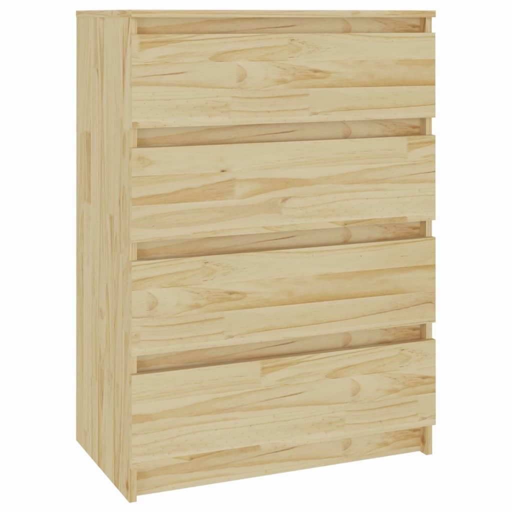 vidaXL Side Cabinet 23.6&quot;x14.2&quot;x33.1&quot; Solid Pinewood