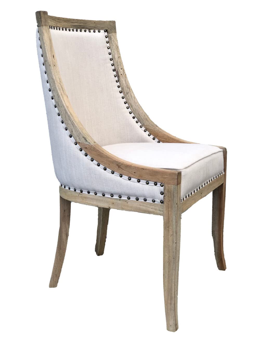 Farmhouse Barrel Dining Chair - Thumbnail 2