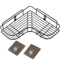 WENGTY SelfAdhesive Metal Bathroom Corner Rack Storage Shelves, Bathroom Storage Rack Corner, Steel Bathroom Corner Shelf Organ