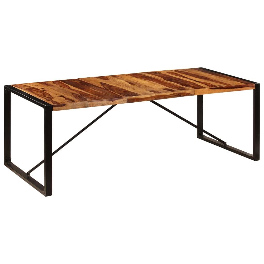 vidaXL Dining Table 86.6&quot;x39.4&quot;x29.5&quot; Solid Sheesham Wood
