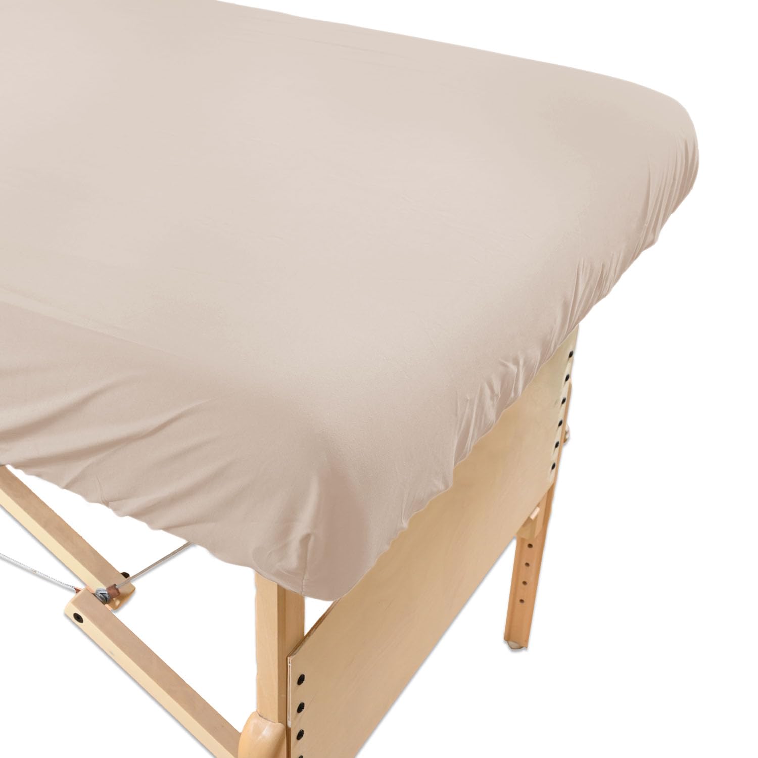 Body Linen Simplicity Poly Cotton Massage Table Fitted Sheets - 180 Thread Count. Roomy Fit For Tables 28-32 Inches Wide, Soft A