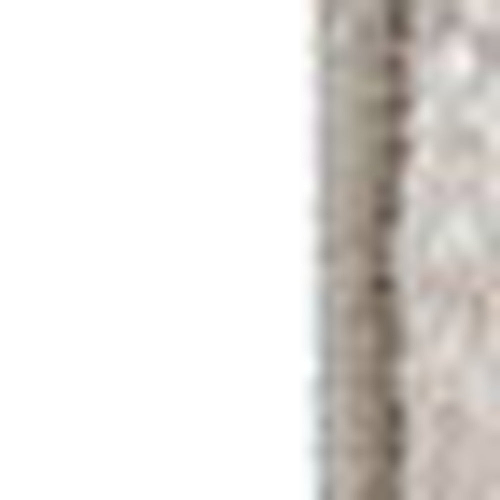 HomeRoots 516013 8 x 10 ft. Beige Botanical Rectangle Traditional Area Rug