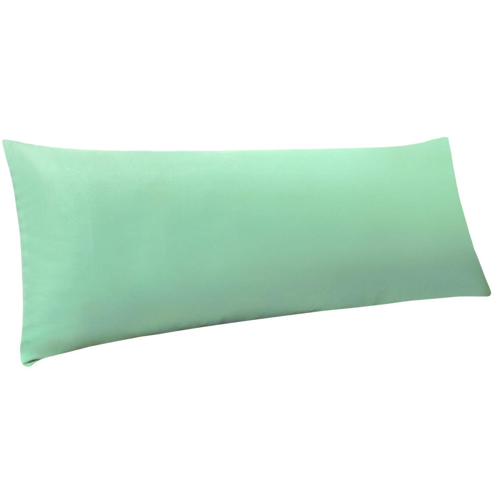 Ntbay Body Pillowcase - Brushed Microfiber 20X54 Pillowcase - Soft, Wrinkle-Free, Fade-Resistant, Stain-Resistant, Sea Green Bod