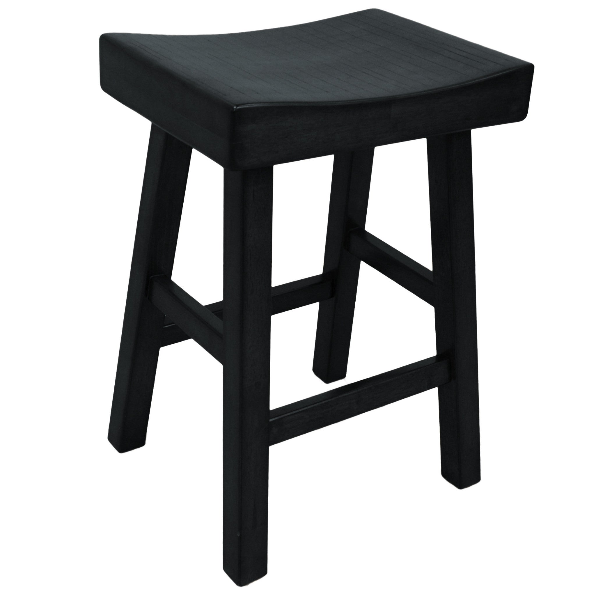 25 Black Backless counter Height Bar chair With Footrest