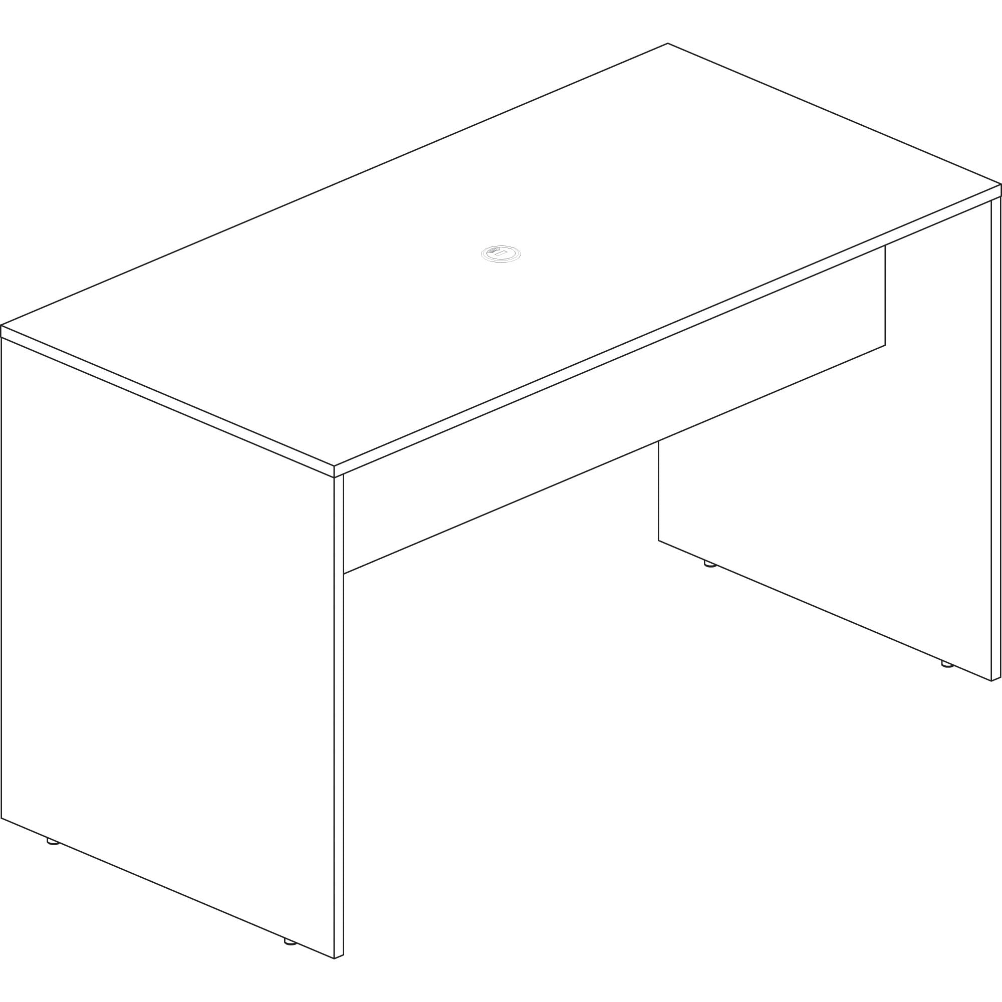 Lorell LLR69660 Essentials Laminate Standing Height Table