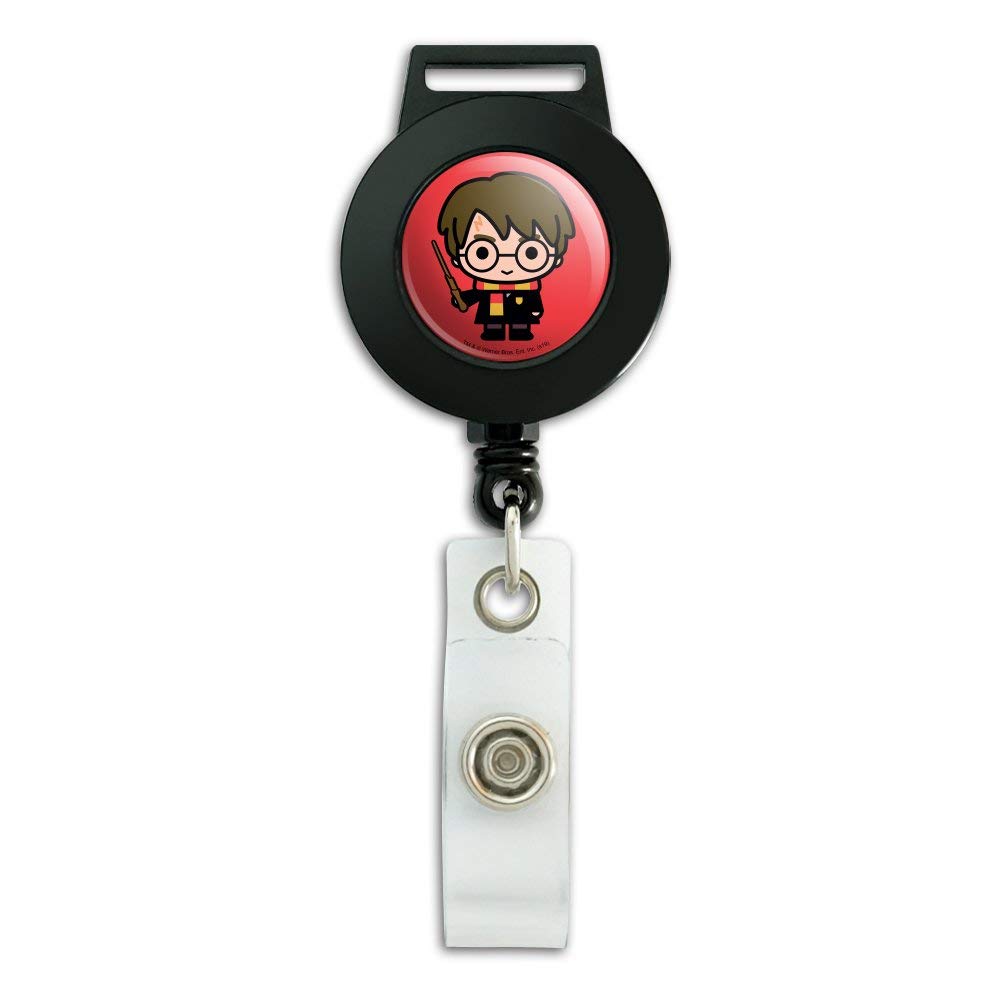 Harry Potter Cute Chibi Character Lanyard Retractable Reel Badge Id Card Holder