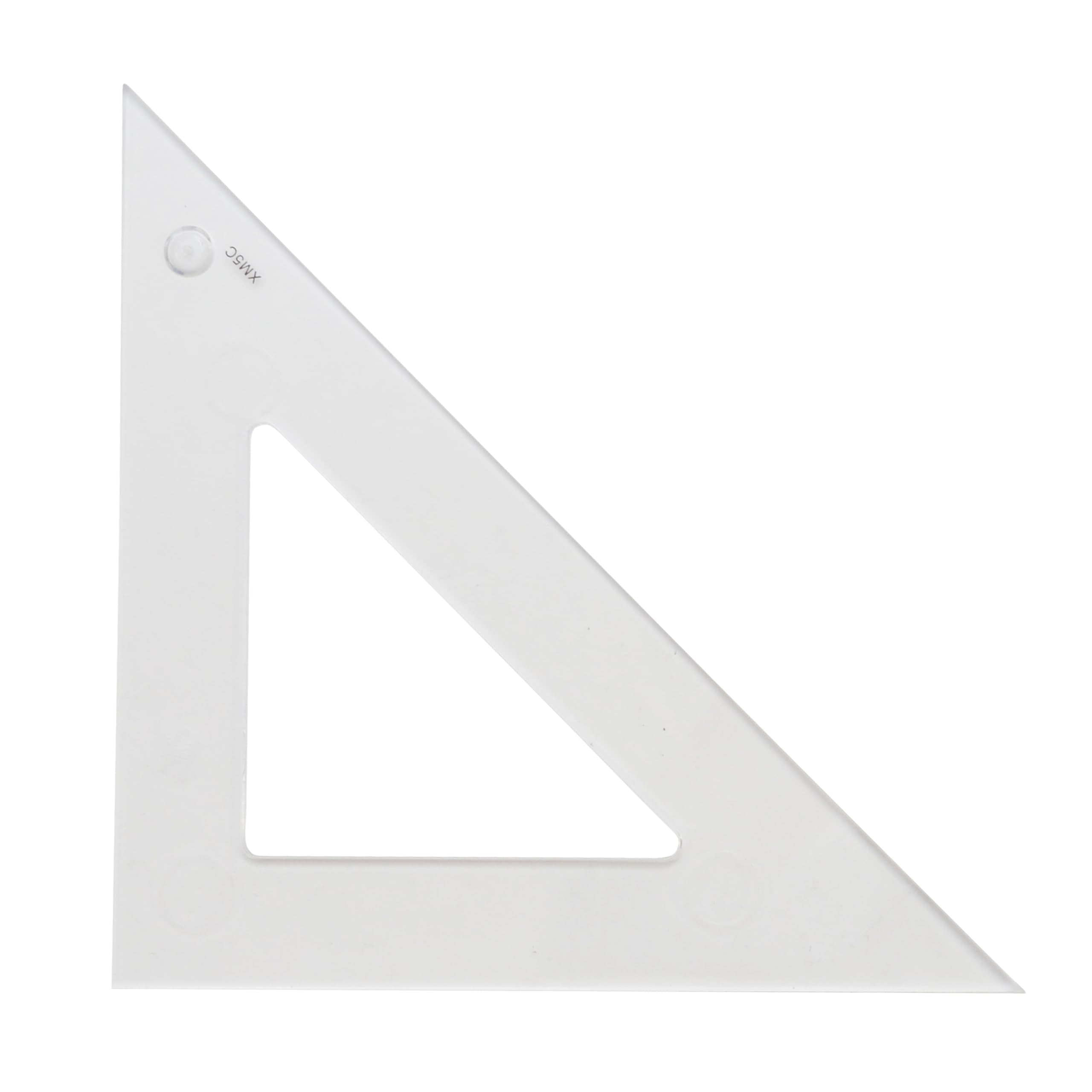 Westcott Styrene Triangle, 4', 45/90 Degree, Transparent (S450-4)