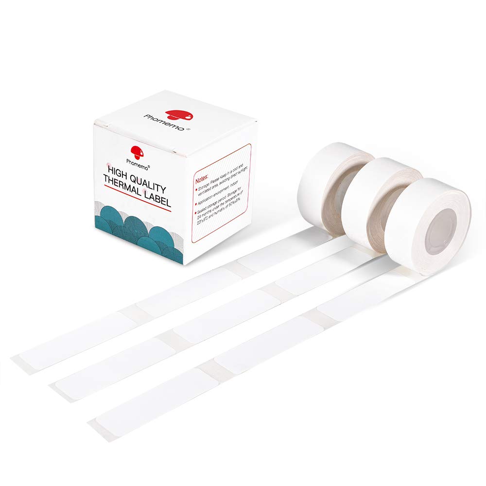 Phomemo D30 Labels, 1/2'*1 7/8'(15Mm*50Mm) Self-Adhesive Thermal Phomemo D30 Label Tape, Compatible With D30 Label Maker, Suit