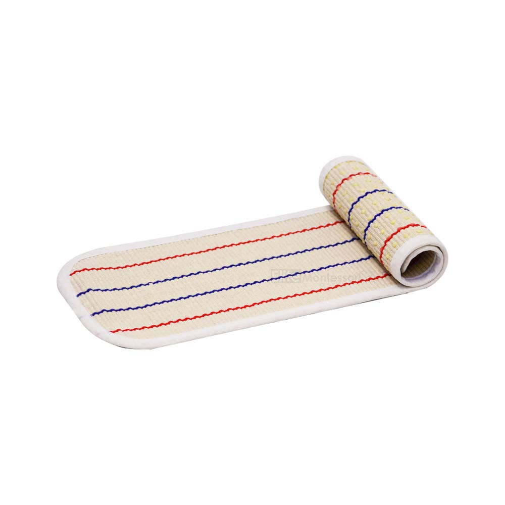 Elite Montessori Materials Accessories Edged Rug With Lines Lower And Capital Case Small Movable Alphabets One Row Working Rug