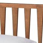 Baxton Studio Kuro Modern and Contemporary Walnut Brown Finished Wood Twin Size Platform Bed