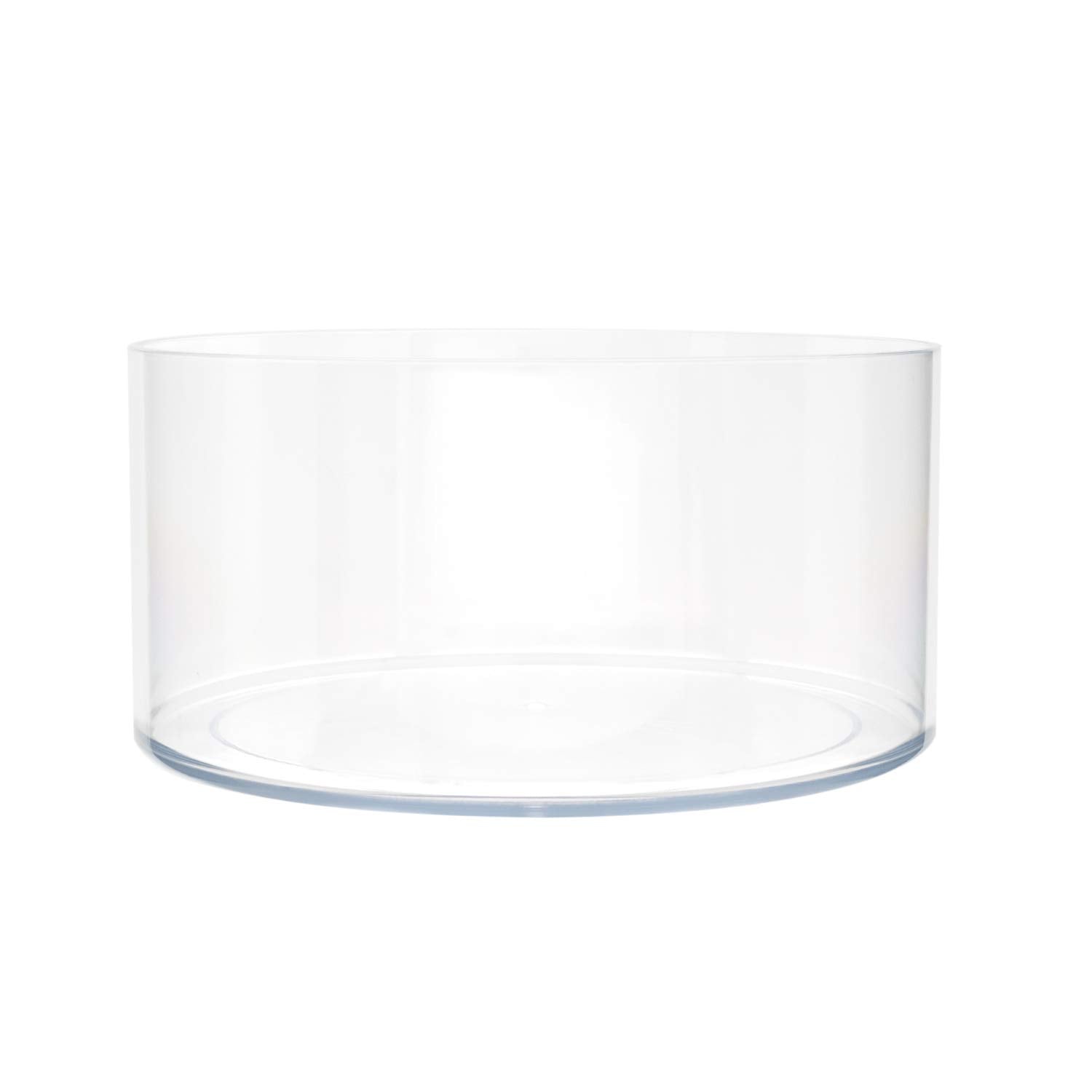 Royal Imports Flower Vase Acrylic Cylinder - Decorative Centerpiece for Home or Wedding - Non Breakable Plastic, 8''X4'' Short R