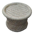 Ksm Anupam Enterprises EcoFriendly Handicraft Cane Bar Bamboo Chair/Stool/Muddha/Mudda For Outdoor/Indoor/Furnishing/Color: Mul