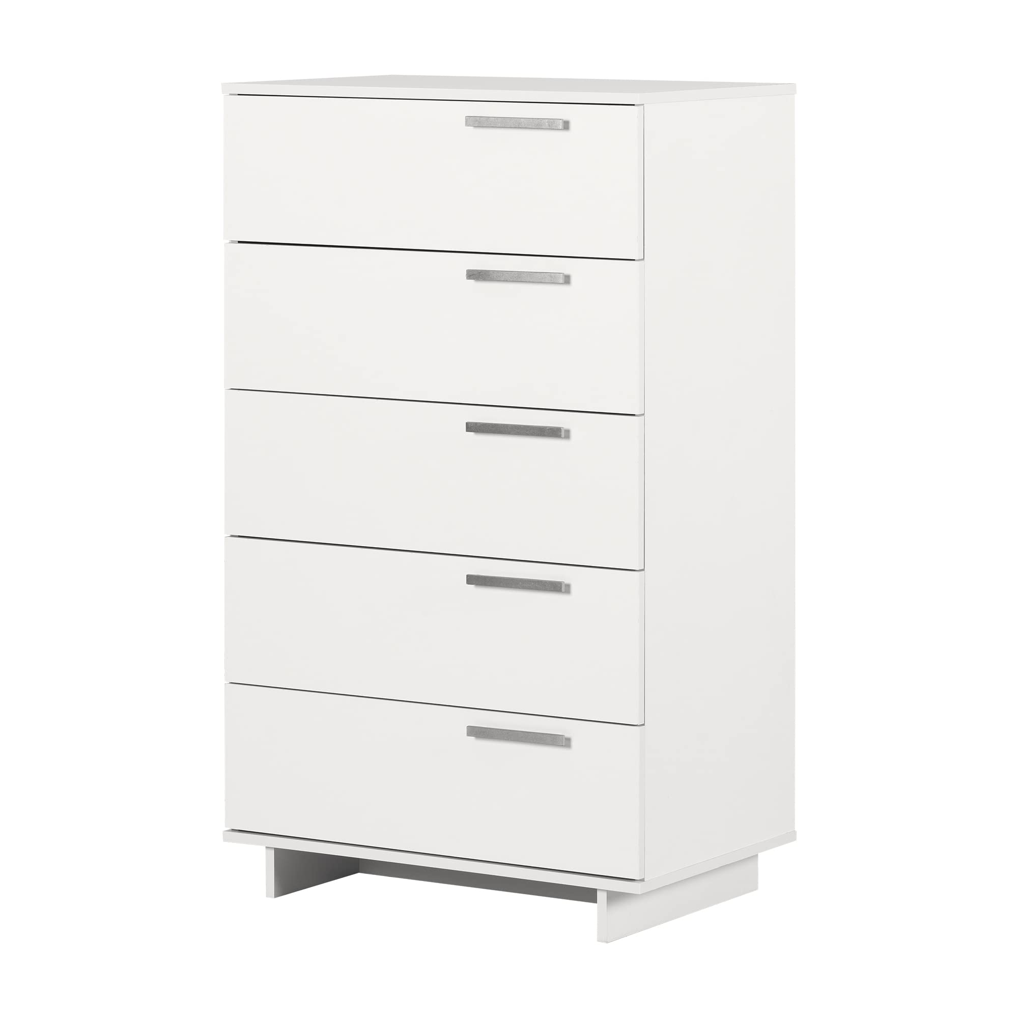 South Shore Cavalleri 5-Drawer Chest Storage Unit, Pure White