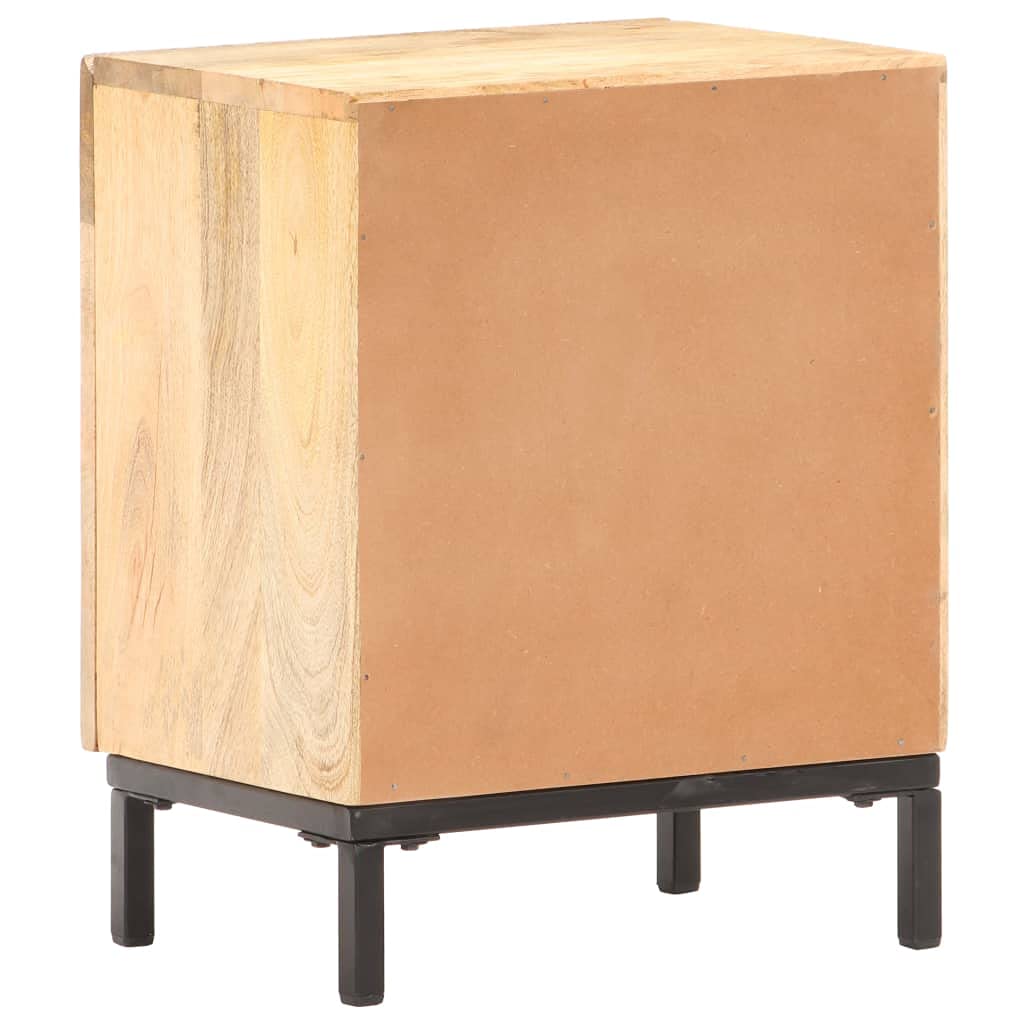 Bedside Cabinet 15.7&quot;x11.8&quot;x20.1&quot; Solid Mango Wood