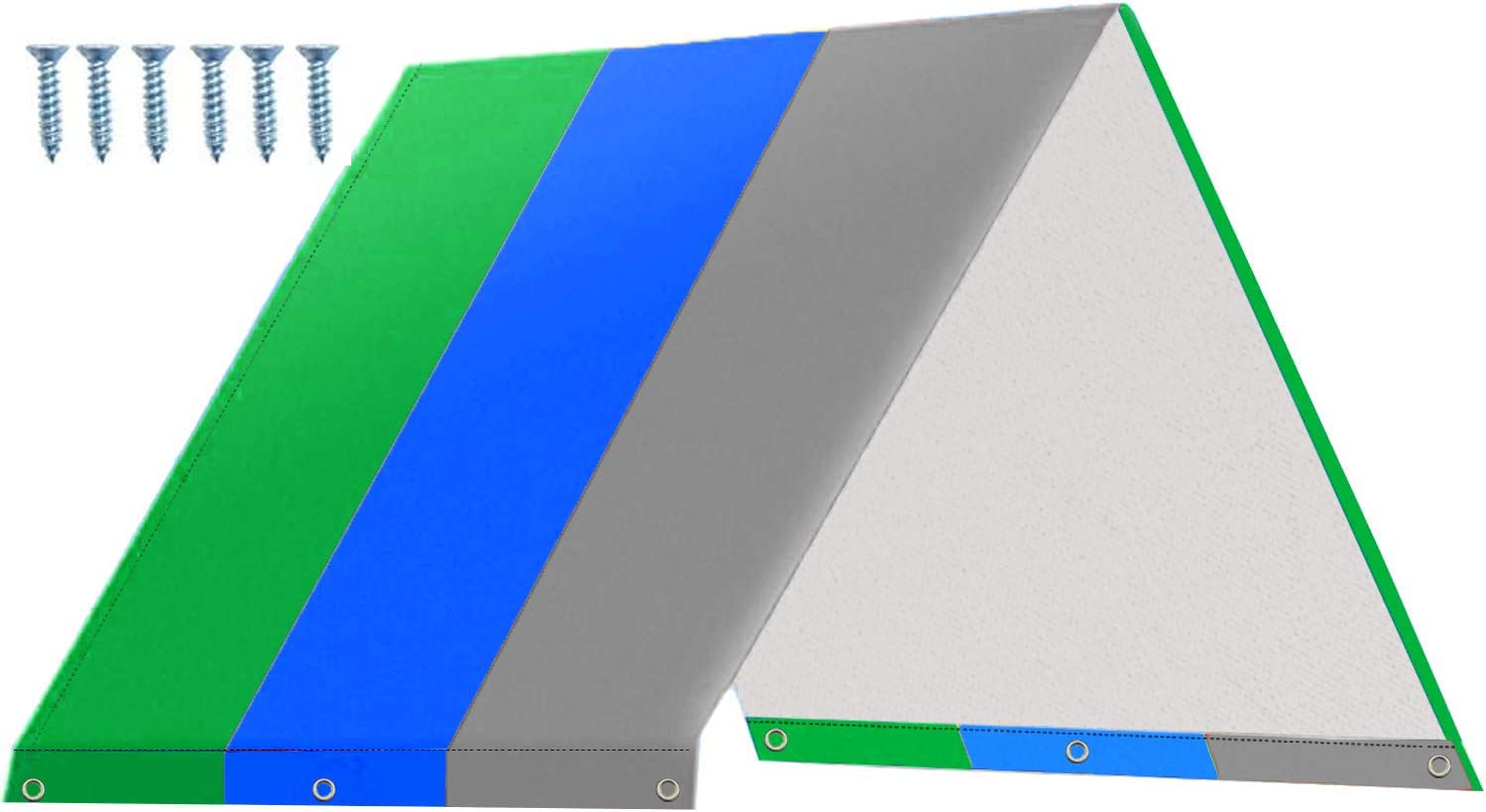 Alpurple Swing Set Replacement Tarp-52'X89' Kids Playground Roof Canopy,Replacement Sunshade Waterproof Trap Cover For Childre