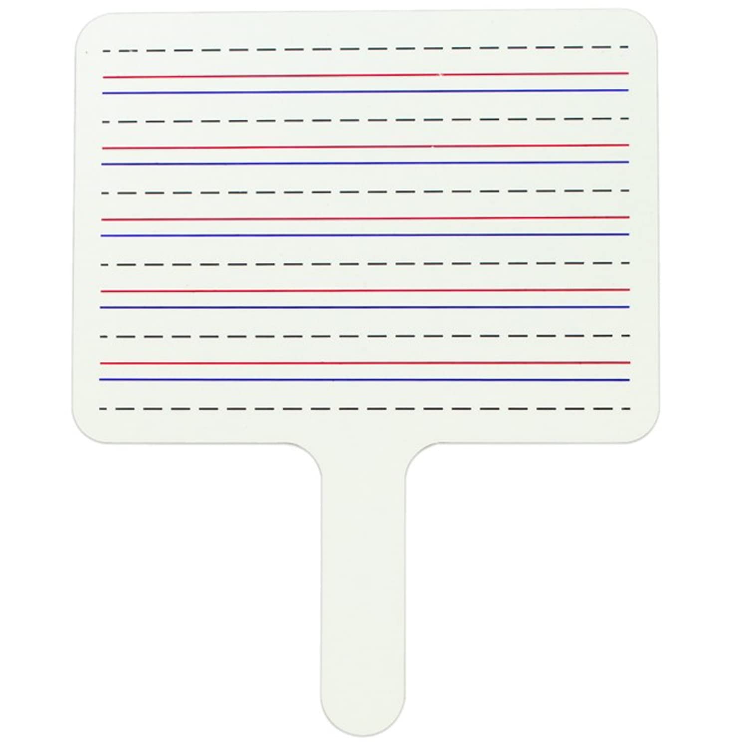 C-Line Two-Sided Dry Erase Answer Paddles, Set Of 12
