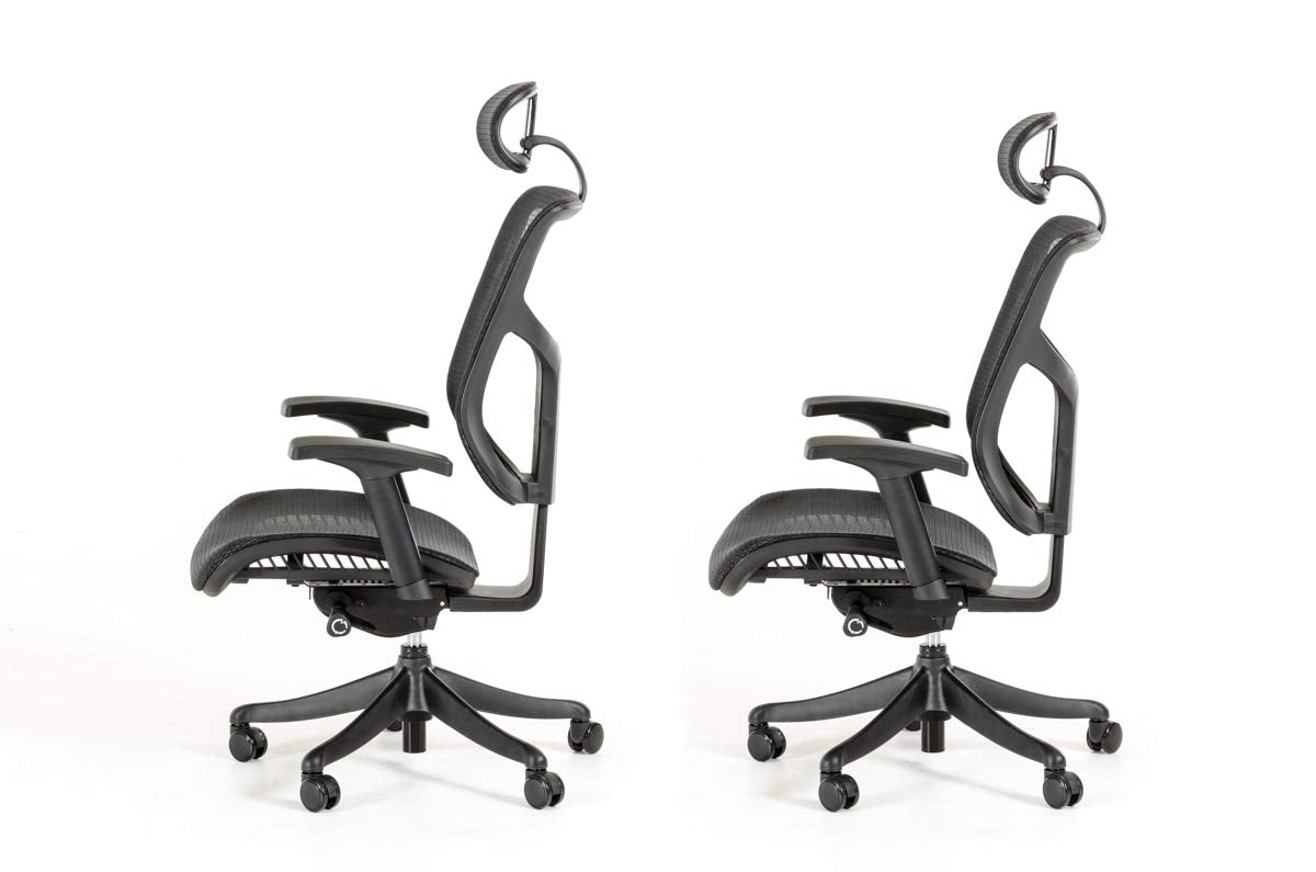 HomeRoots Furniture Conference Room Modern Black Office Chair
