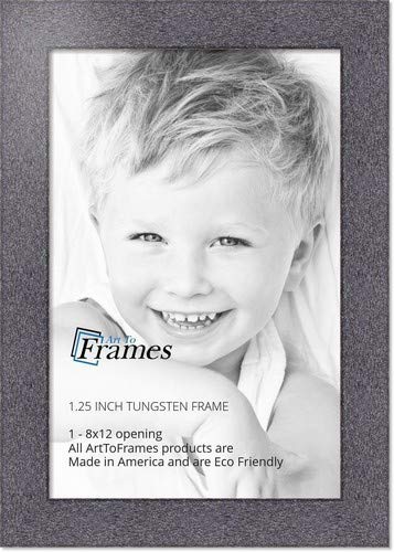 ArtToFrames 8x12 inch Tungsten Style Picture Frame, WOMBW26-443-8x12
