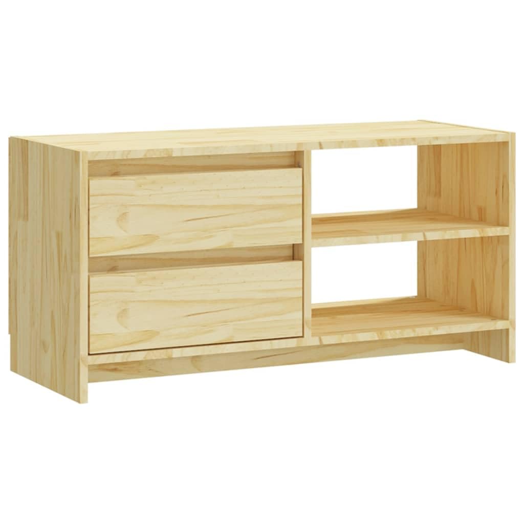 vidaXL TV Cabinet 31.5&quot;x12.2&quot;x15.4&quot; Solid Pinewood