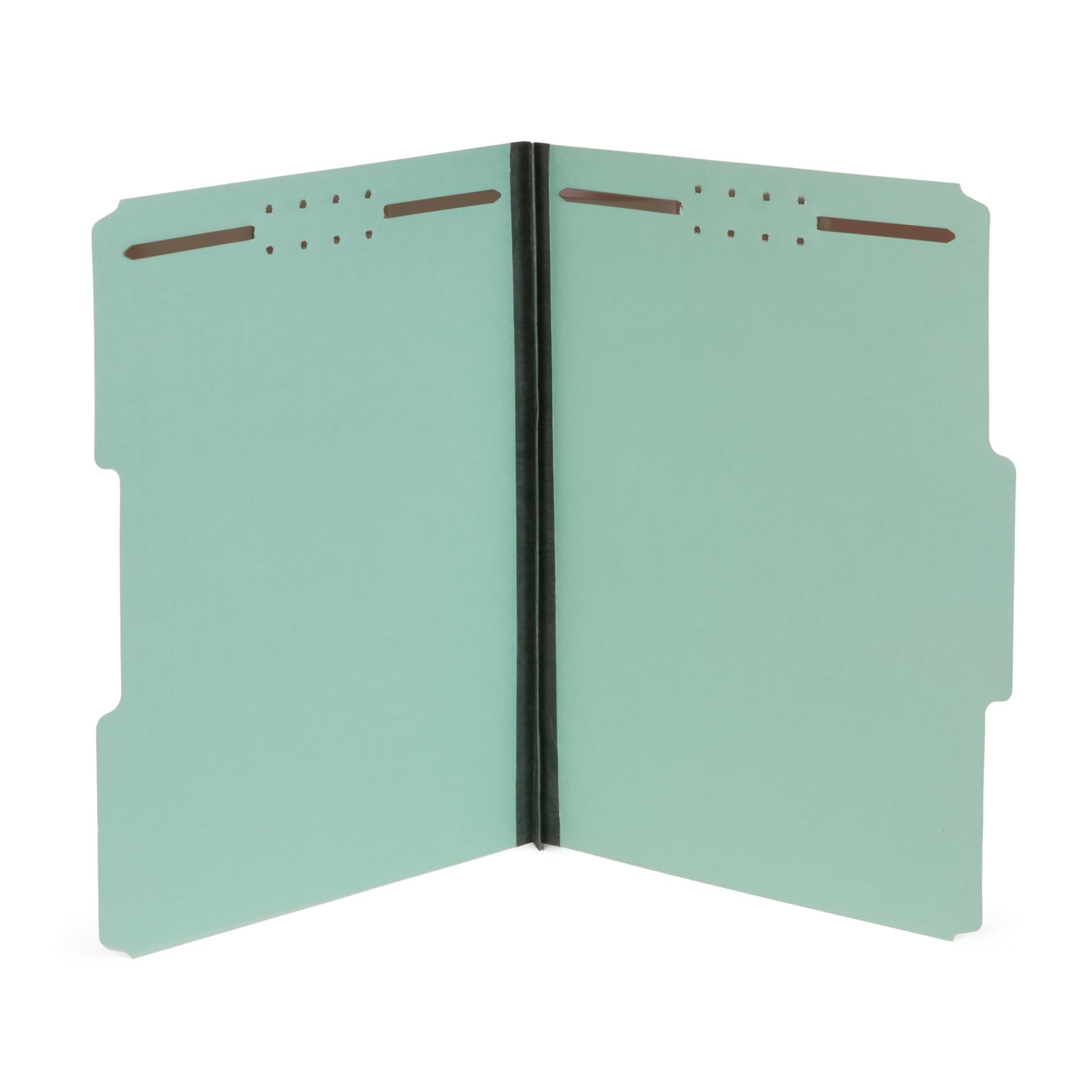 Blue Summit Pressboard File Folder, 1 Inch Expansion Pressboard Folders Letter Size, Pressboard Folders With Fasteners, Gray/Gre