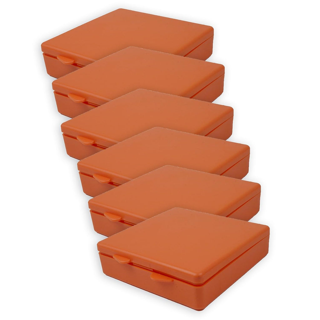 Romanoff Micro Box, Orange, Pack Of 6