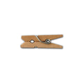 LWR CRAFTS Wooden Mini Clothespins 200 Per Pack 1' 2.5cm (Natural)
