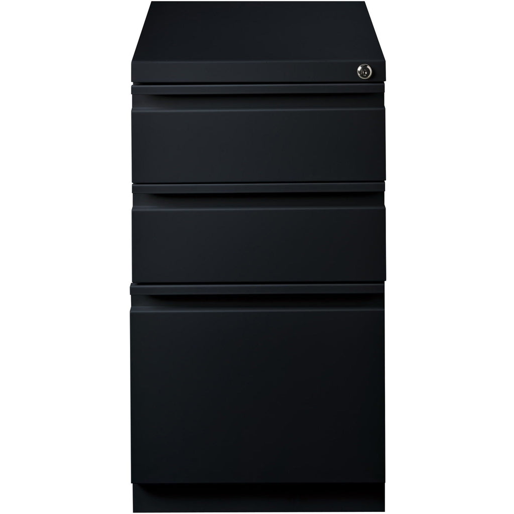 Lorell LLR49521 Mobile File Pedestal, Black