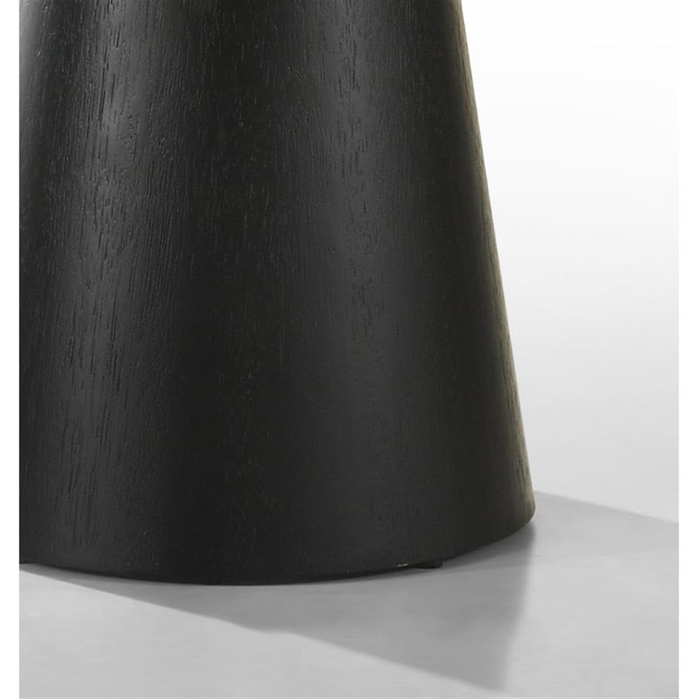 LILOLA LIVING Jasper Ebony Black 29&quot; Round Coffee Table