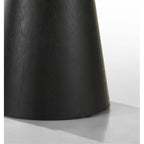 LILOLA LIVING Jasper Ebony Black 29" Round Coffee Table