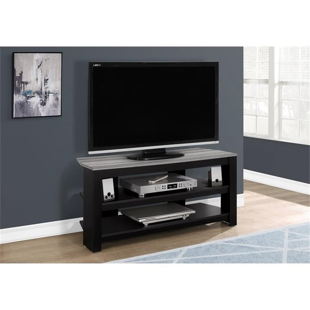 Monarch Specialties TV STAND, Black