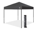 E-Z Up Amb3Sbkf10Sg Ambassador, 10' X 10', Roller Bag And 4 Piece Spike Set, Steel Gray Instant Canopy Shelter Tent