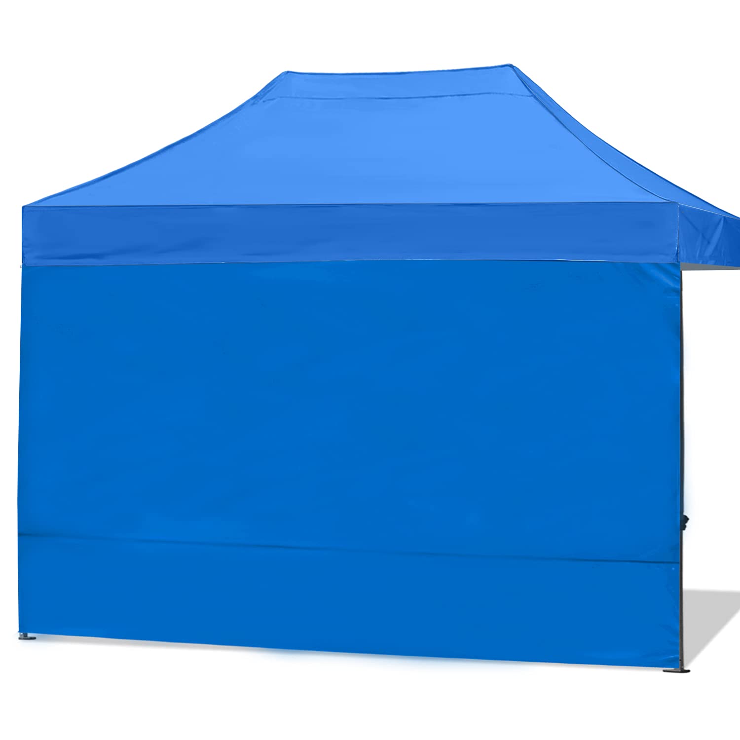 ABCCANOPY Instant Canopy SunWall 10x15 FT, 1 Pack Sidewall Only, No Frame or Top, Blue