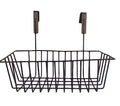 Zepdos Metal Cabinet Door Organizer For Kitchen, Under Shelf Over Door Kitchen Cabinet Storage Basket Rack Holder Hanging Organi